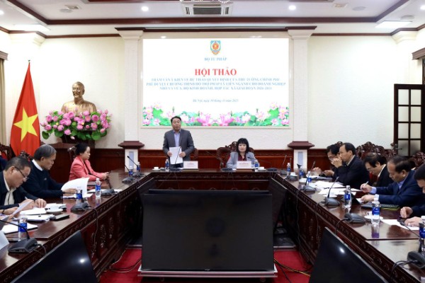 Hoàn thiện Chương trình hỗ trợ pháp lý liên ngành cho doanh nghiệp nhỏ và vừa, hộ kinh doanh, hợp tác xã giai đoạn 2026-2031